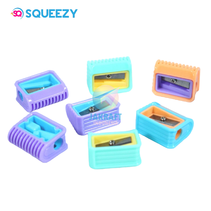 

(1 Pcs) Serutan Pensil Kayu SQUEEZY SR-SQ05 Pastel Wooden Pencil Sharpener Rautan Lucu Tajam Murah