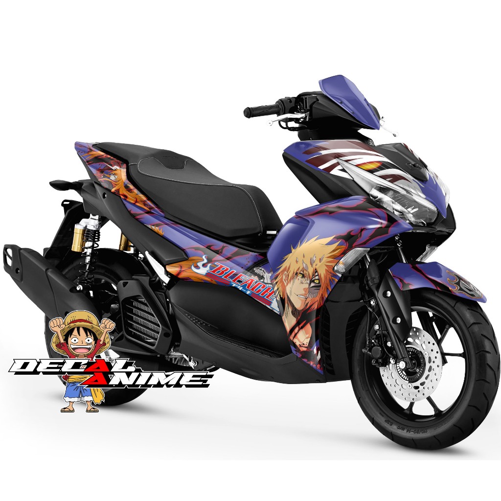 [Decal Anime] Stiker Aerox Full body Decal Aerox 155 NVX OLD NEW AEROX Anime Bleach Kurosaki Ichigo