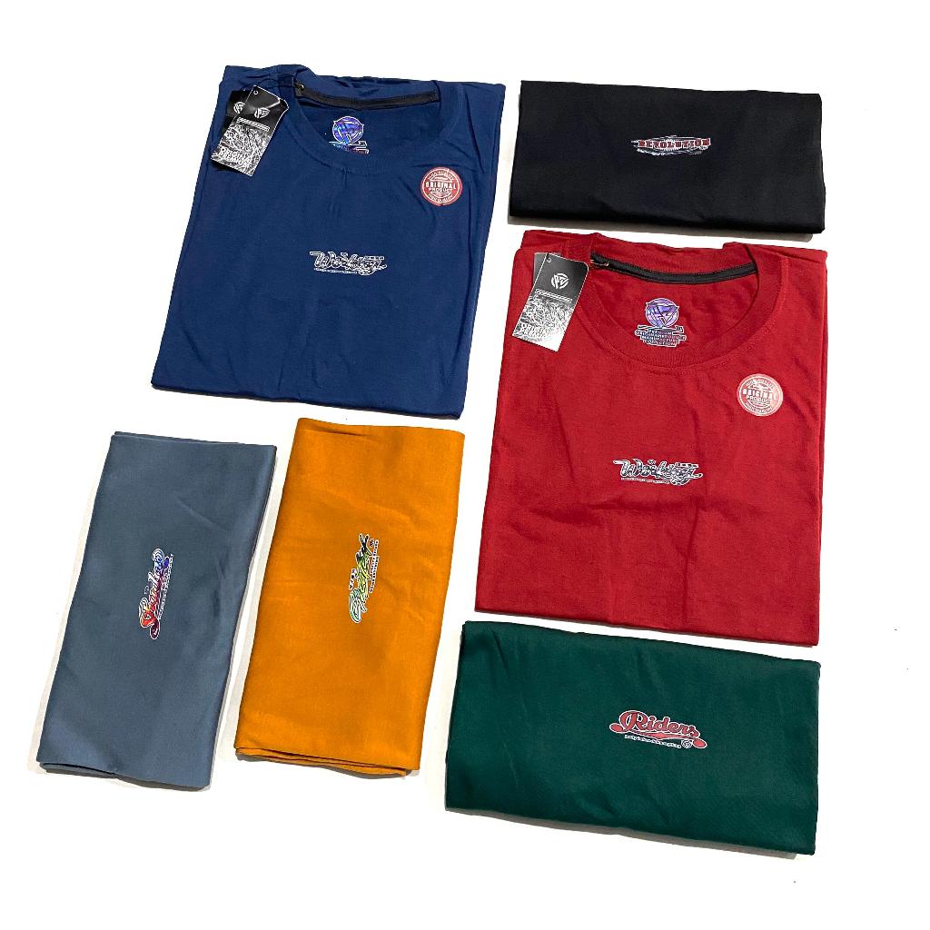 Kaos Pria M L XL Kaos Sablon Karet Kaos Distro Mix Brand Pria dan Wanita Baju Pria Atasan Pria Kaos 