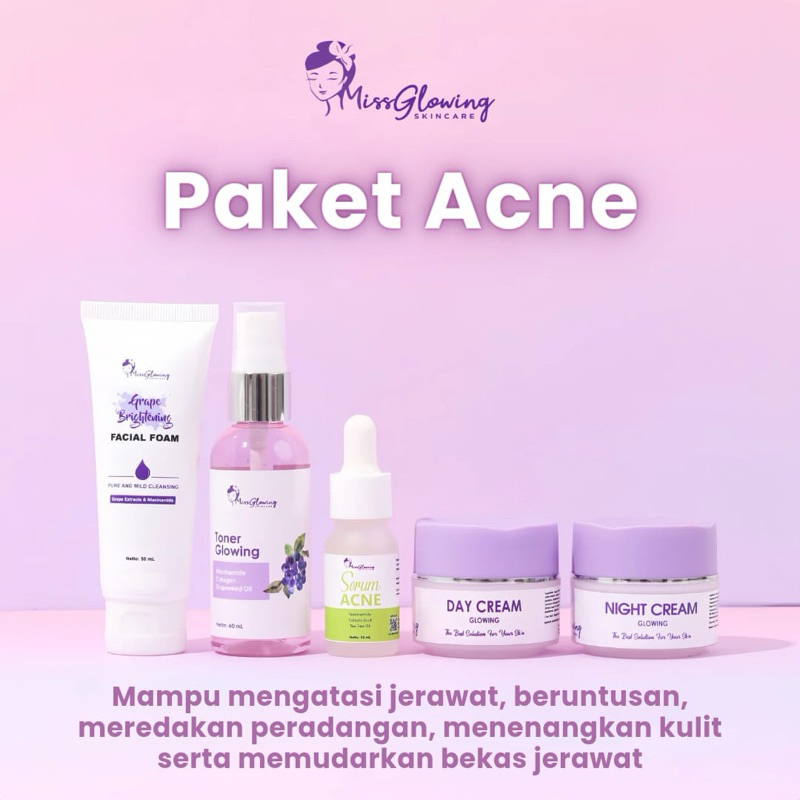 Miss Glowing Paket Acne