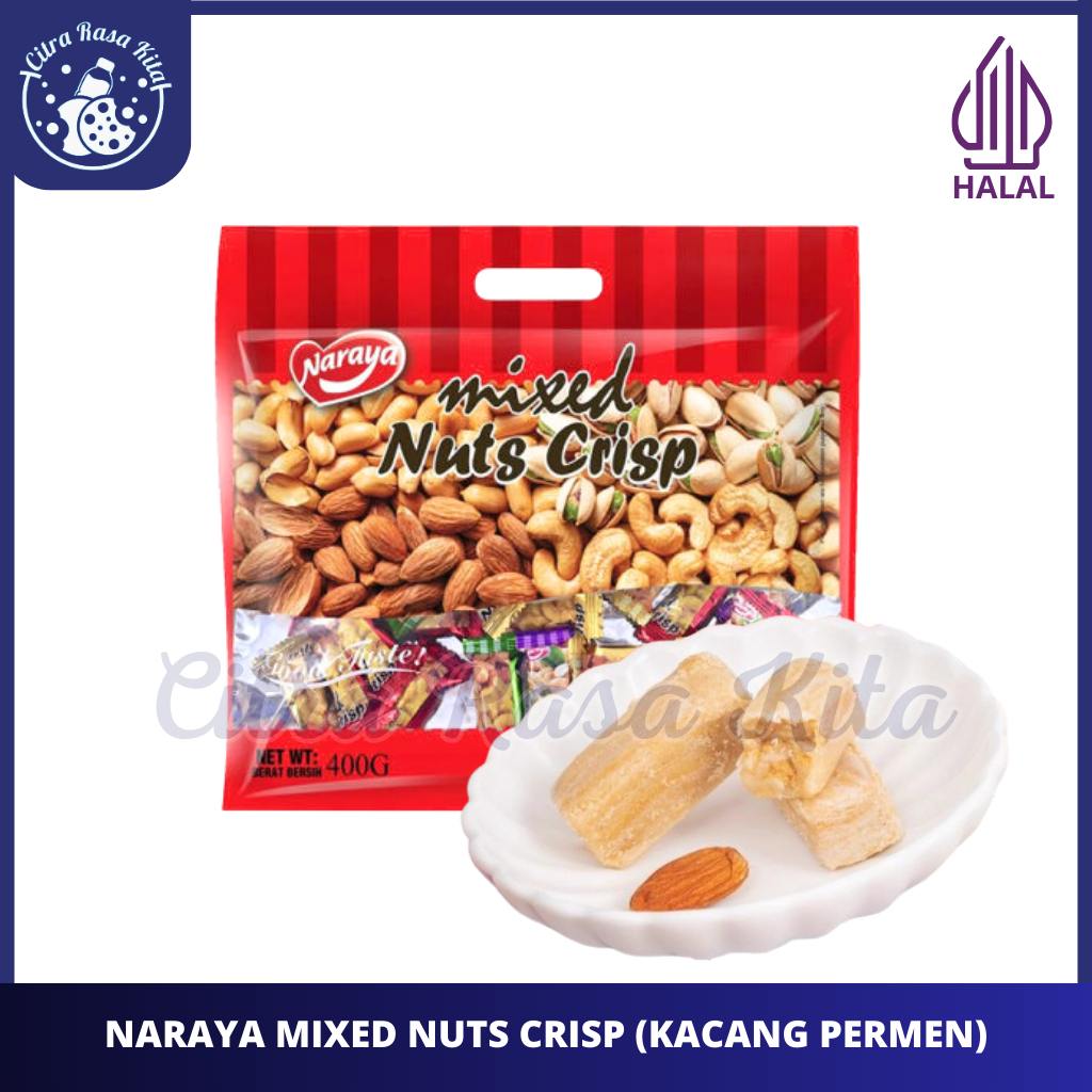 

Halal Naraya Mixed Nuts Crisp (Kacang Permen) 400gr