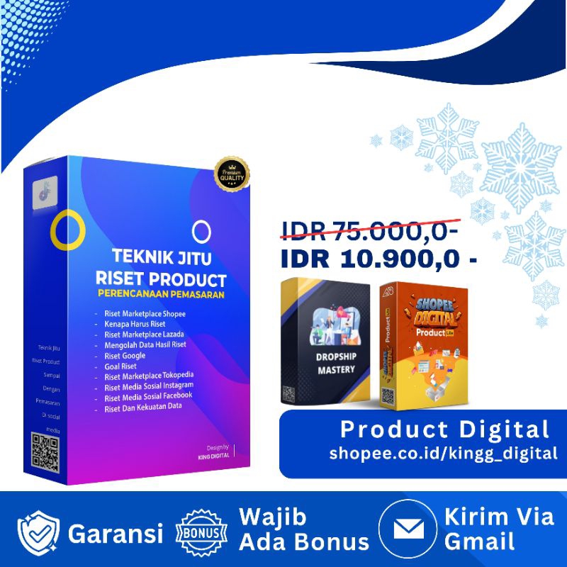 ECourse Teknik Riset Produk All Marketplace | Bonus Ekslusif
