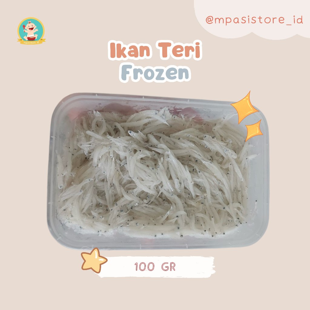

Ikan Teri Fresh Frozen Untuk MPASI 100grm