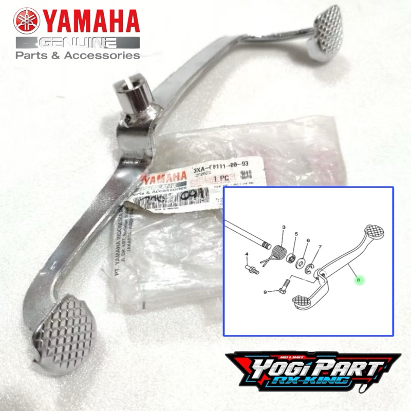 PEDAL PERSENELING OPERAN GIGI YAMAHA F1ZR FIZR FORCE ORIGINAL