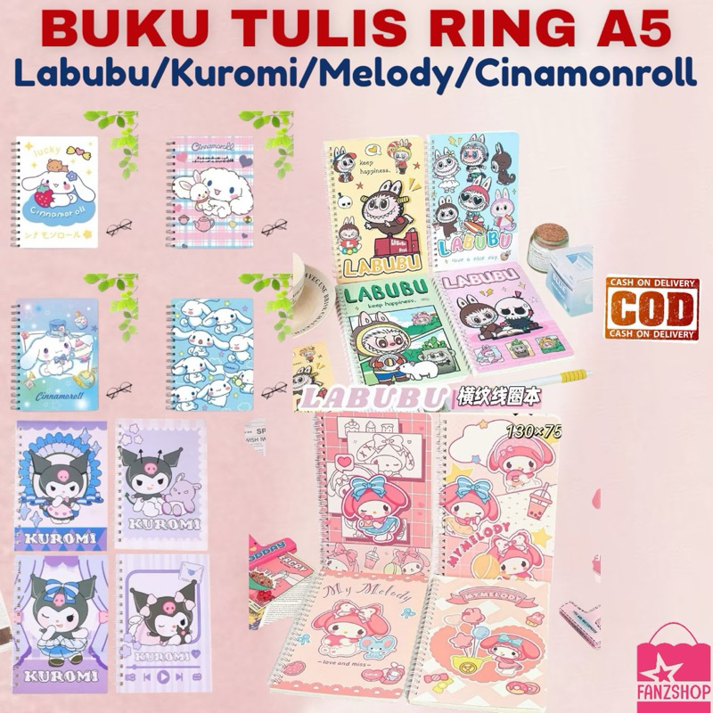 

NOTEBOOK A5 BUKU TULIS MOTIF AESTHETIC LUCU