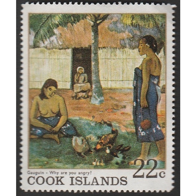 

A 11014 SATU BUAH PRANGKO COOK ISLANDS TEMA LUKISAB WHY ARE YOU ANGRY KARYA PELUKIS GAUGUIN DENGAN KONDISI BELUM ADA CAP