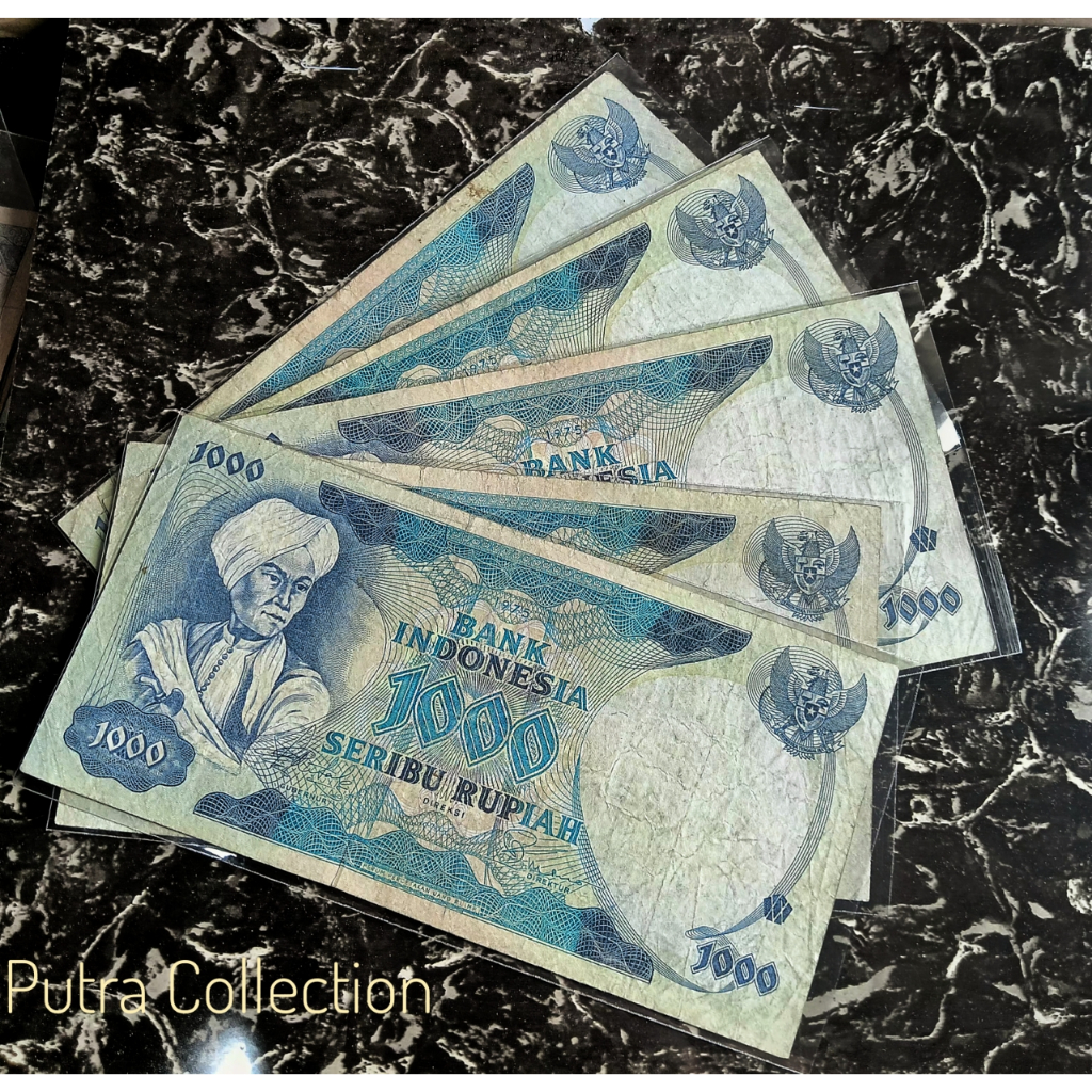 1000 Rupiah Pangeran Diponegoro 1975 Asli