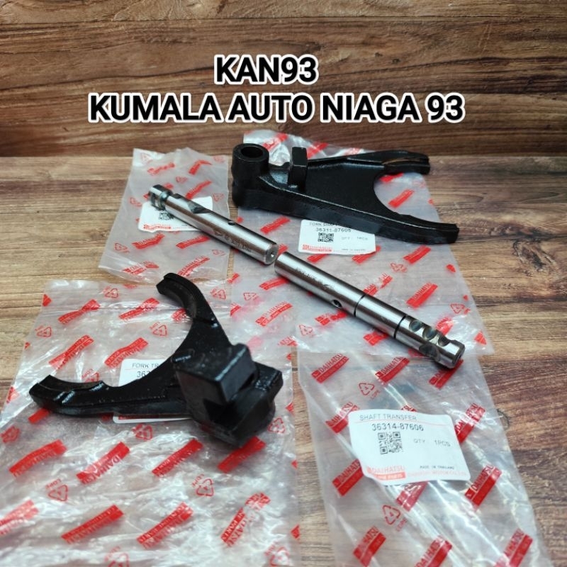 GARPU TRANMISI FORK TRANSFER SHAFT TRANSFER BESAR KECIL 1SET TAFT GT F70 HILINE ORIGINAL