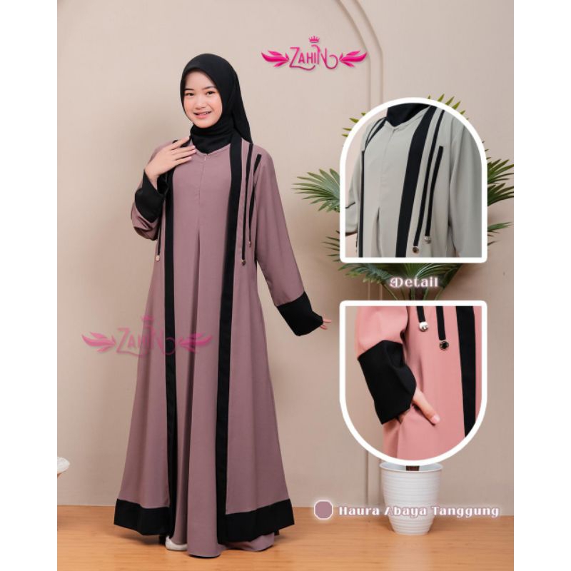 HAURA ABAYA KIDS by ZAHIN / GAMIS HAURA ANAK TANGGUNG / GAMIS LAKBONG / INNER KUTUNG / ABAYA OUTER /