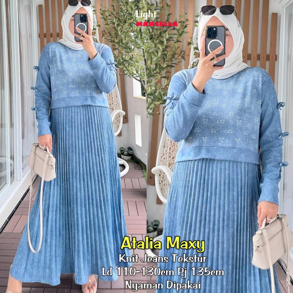 Noel Set Set Rok Jumbo Setelan Wanita Jumbo Bahan Knit Jeans Premium Bestseller By Marsella