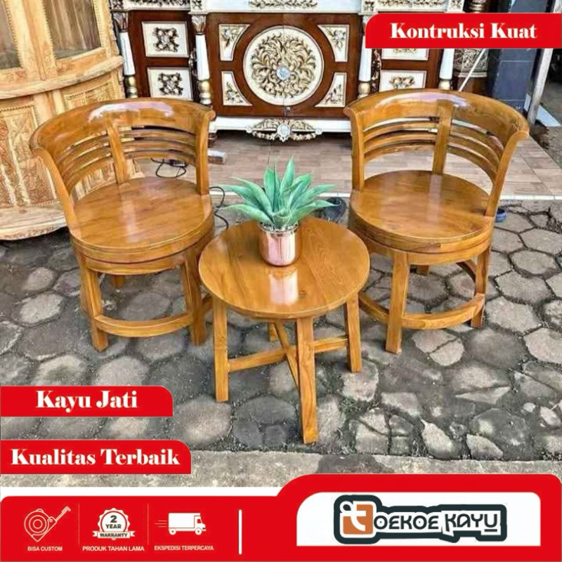 kursi teras, kursi putar, kursi teras putar, kursi teras minimalis, kursi bisa putar, kursi teras ka