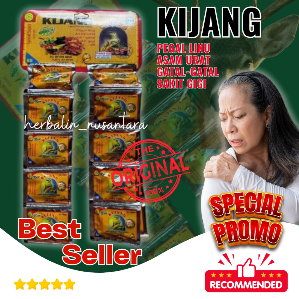 

Kapsul Kijang Asam Urat 20 Sachet Original 100%
