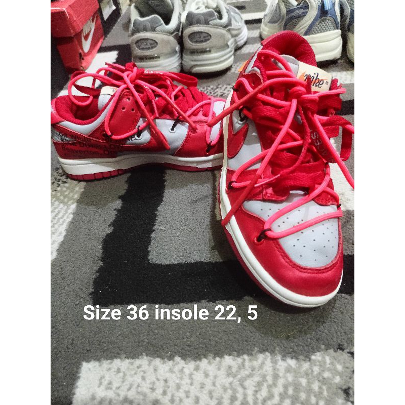 sepatu sneaker nike size 36 insole 22, 5