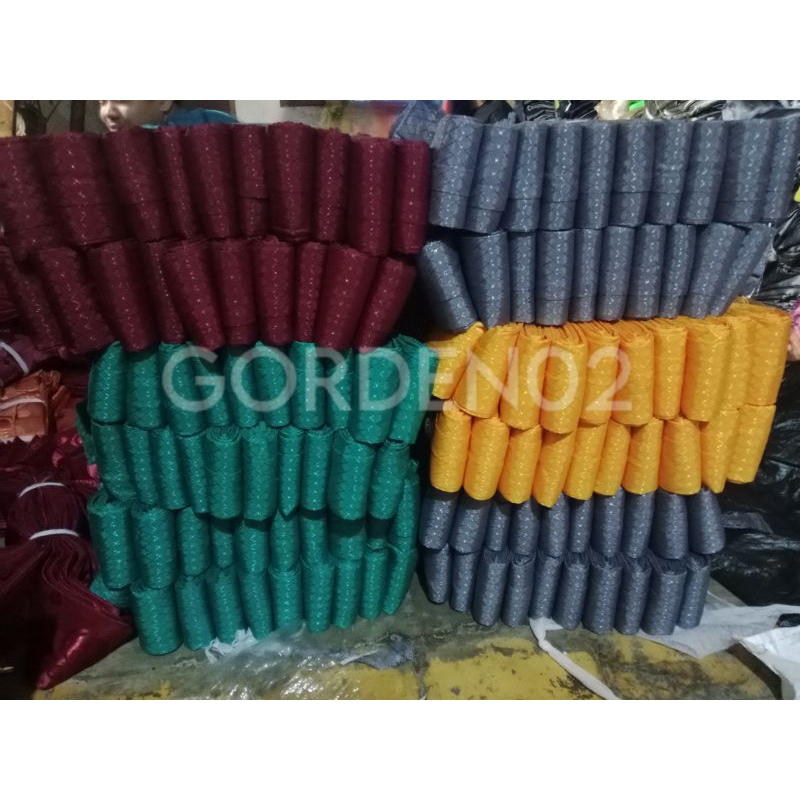 Gorden plisket model Cantolan Kawat S Tirai pintu kamar dan jendela Hordeng plisket polos