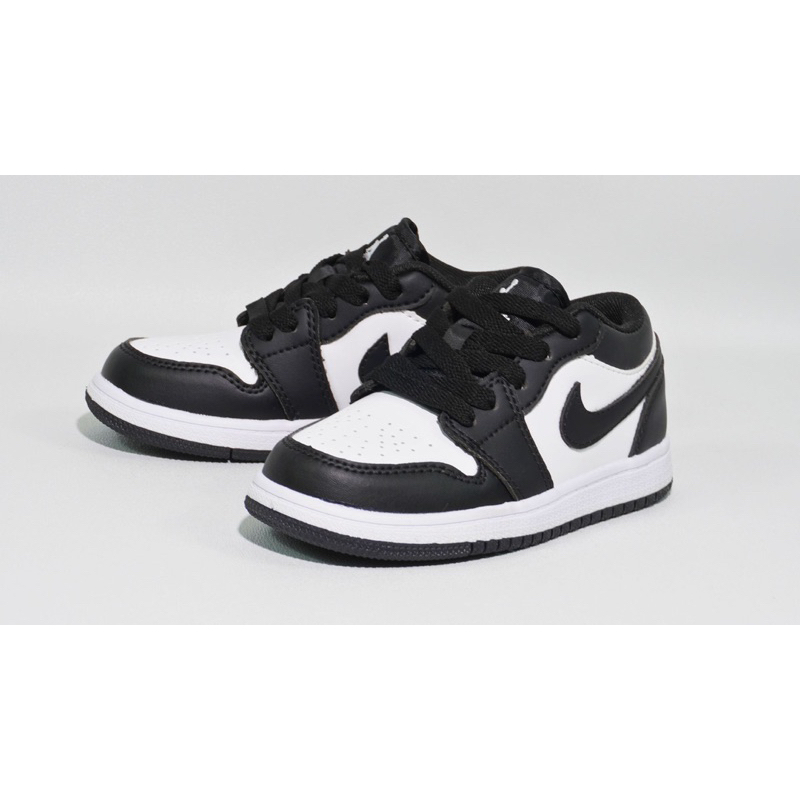 AJ 1 Low Panda (2023) White/Black/White KIDS ..