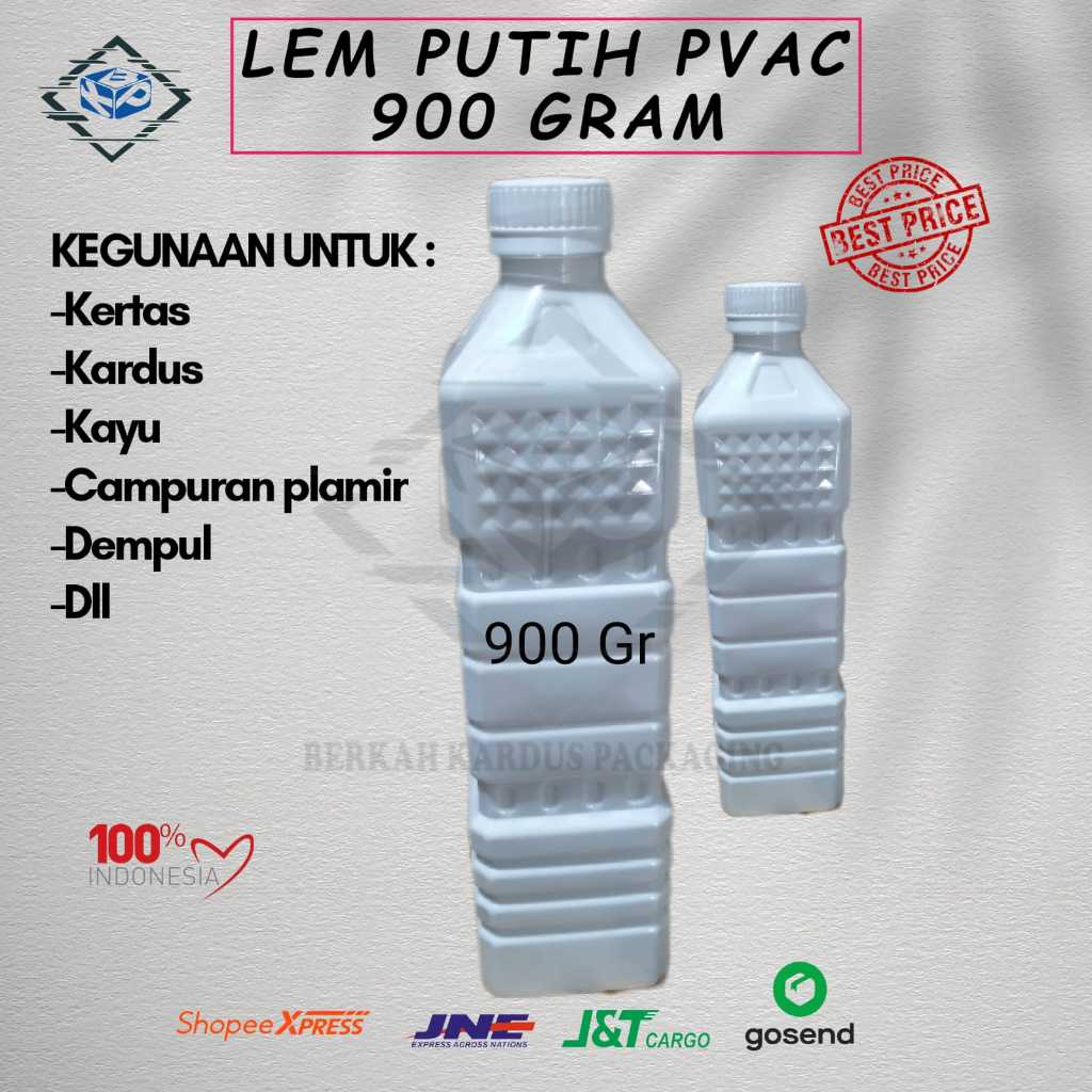 

Lem Putih PVAC Curah Serbaguna Netto 900 Gram