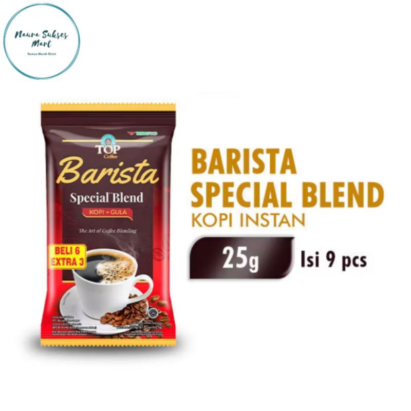 

Kopi Barista Special Blend 25 gr x 9 pcs - Naura Sukses Mart