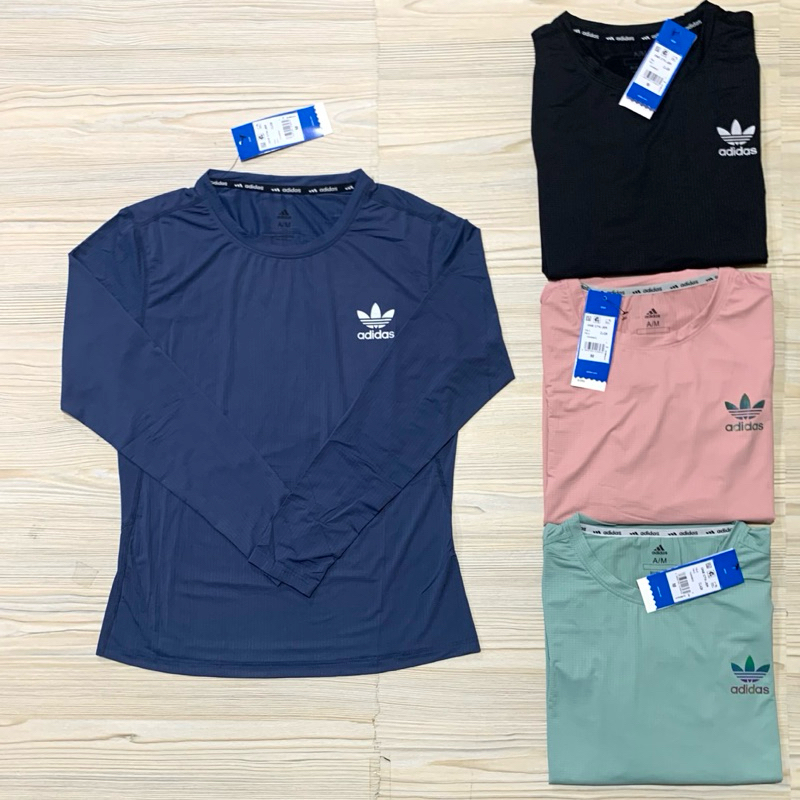 KAOS LENGAN PANJANG ADIDAS NYLON IMPORT LADIES TRAINING DRI-FIT OLAHRAGA WANITA NEW RUNNING NILON NA