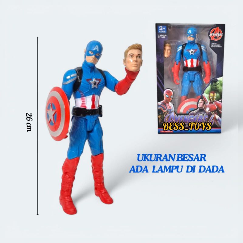 Mainan Avengers Ukuran Besar Tinggi 26cm 2102 Mainan Robot Avengers