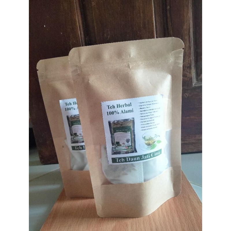 

teh pelangsing daun jati cina 1 pack isi 10 kantong.