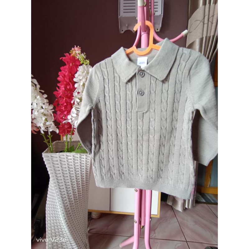 kemeja rajut anak merk H&m
