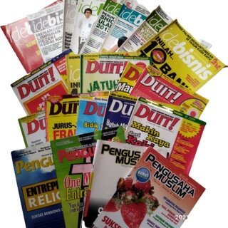 majalah ide bisnis pengusaha muslim duit berbagai edisi layak koleksi