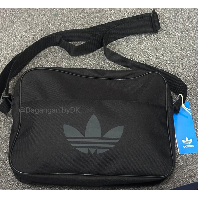 Tas Adidas Sling Bag Original Barang Resmi 100% Full Hitam