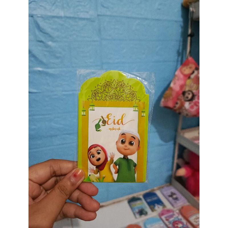 

amplop lebaran 2025 isi 10lembar(katakter kartun)