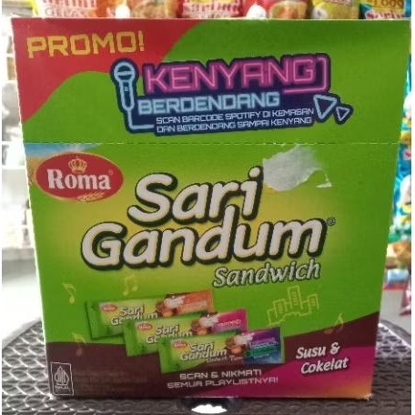 

Roma Sari Gandum 1 Box isi 12 pcs