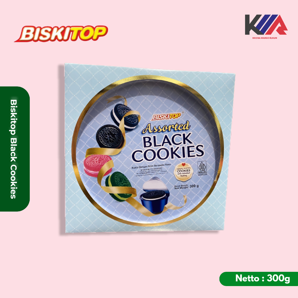 

Bisktop Assorted Black Cookies 300g