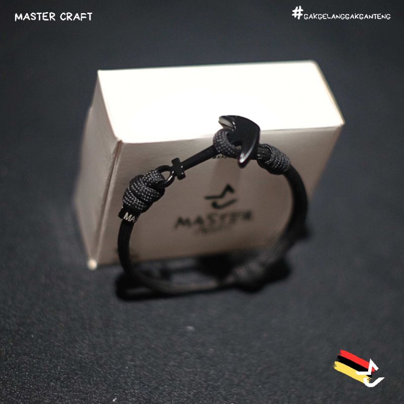BLACK MAMBA ANCHOR BRACELET : GELANG JANGKAR BLACK MAMBA