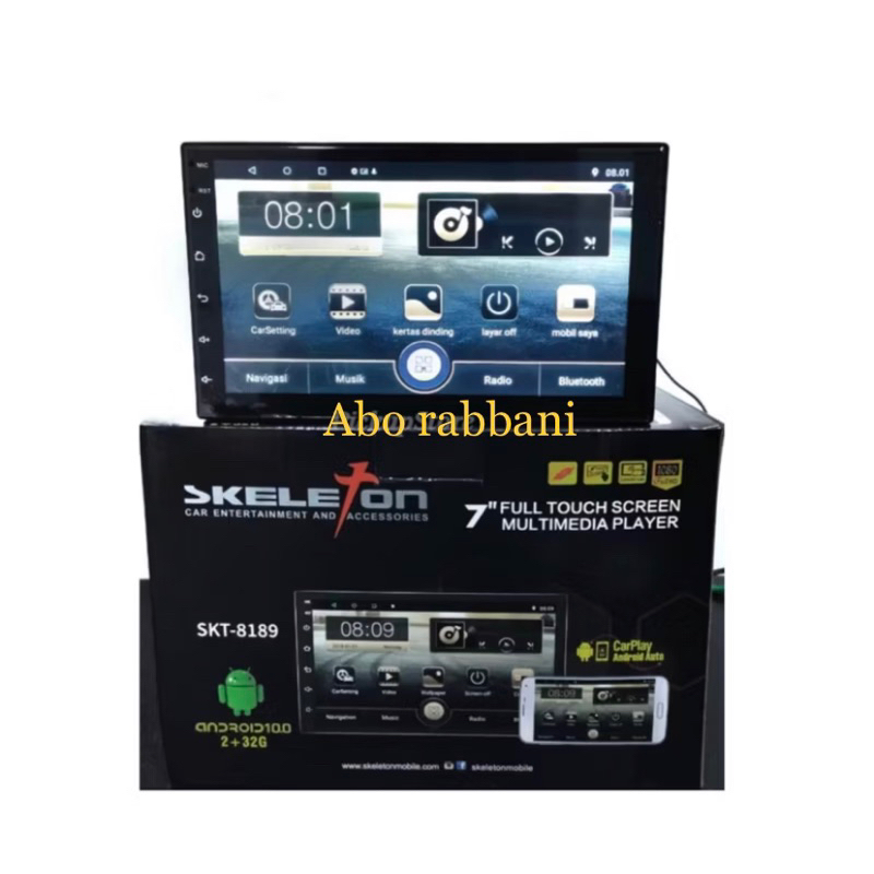 HEAD UNIT ANDROID 7 INCH SKELETON RAM 2/32Gb