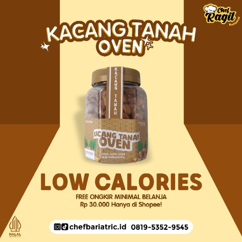 

Kacang Tanah Oven Sehat 200gr – Panggang Tanpa Minyak