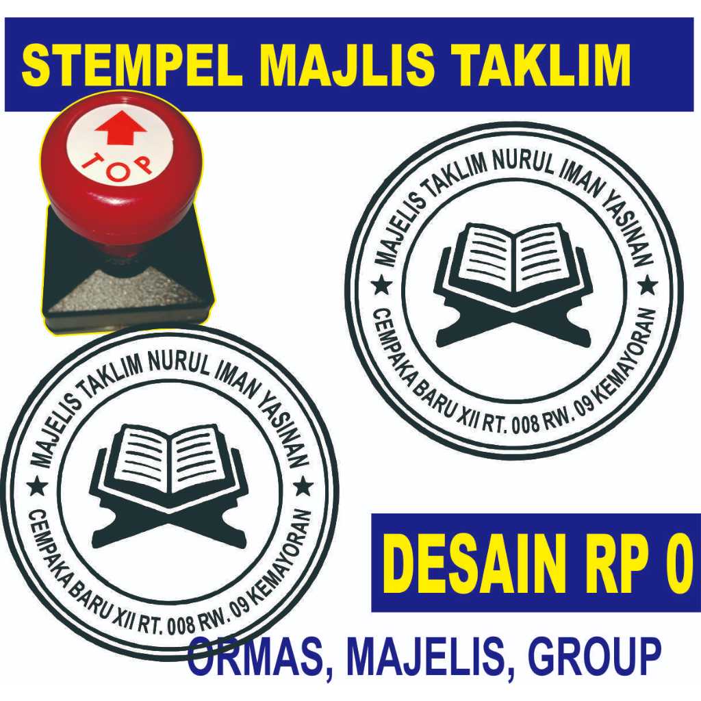 

Stempel Majlis Taklim shalawat stempel pengajian