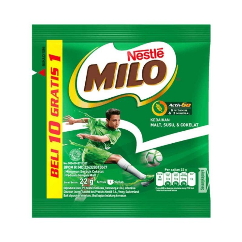 

Milo Sachet Rencengan Isi 10 Sachet Termurah Grosir 22gr