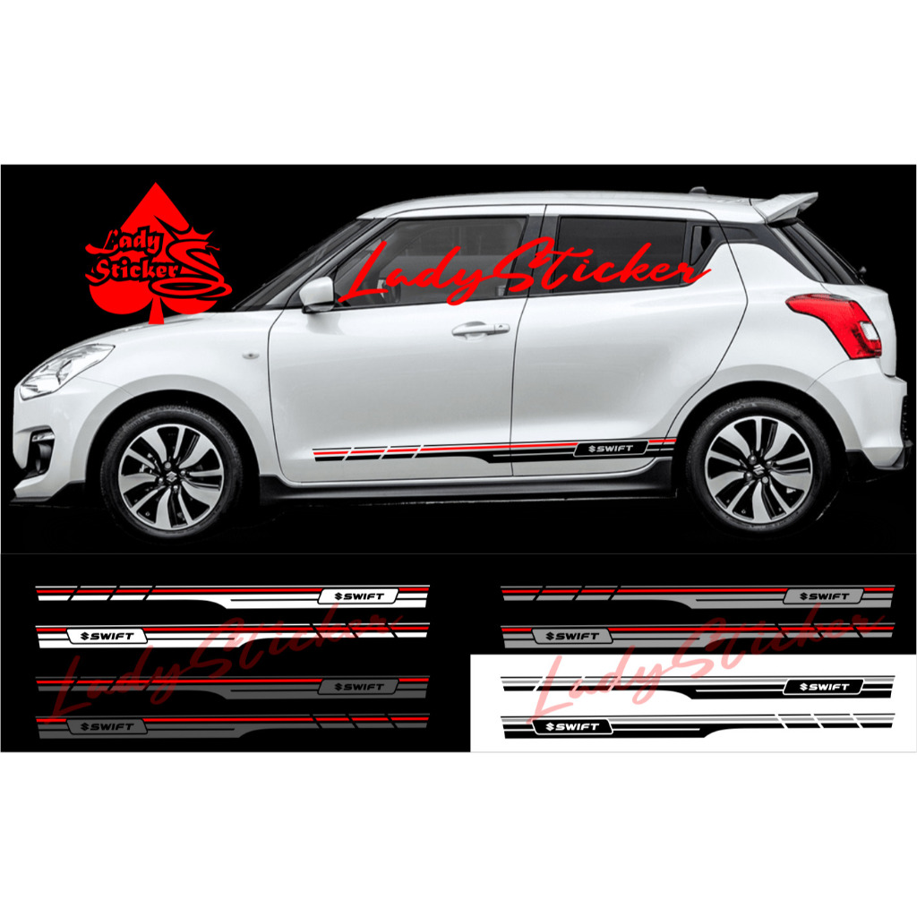 Sticker stiker mobil swift cutting sticker mobil suzuki swift
