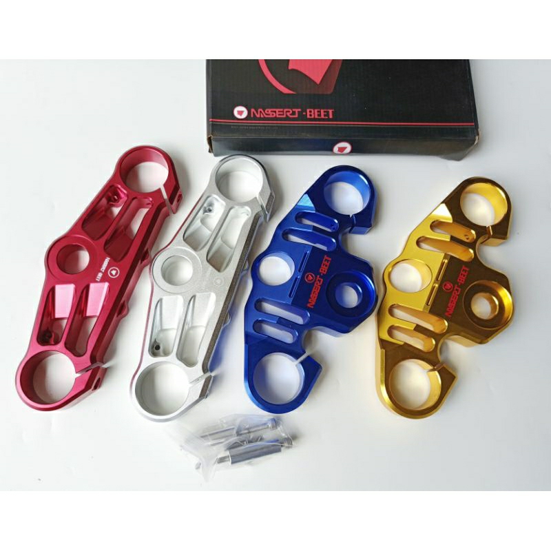 Triple Clamp Segitiga Atas CBR250RR ZX25R CNC NassertBeet NB-01