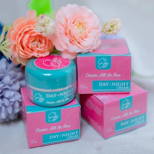 Eliza Beauty Kemasan Baru Cream Pemutih Wajah Night And Day All In One Eby Original Bpom - Eliza Bea
