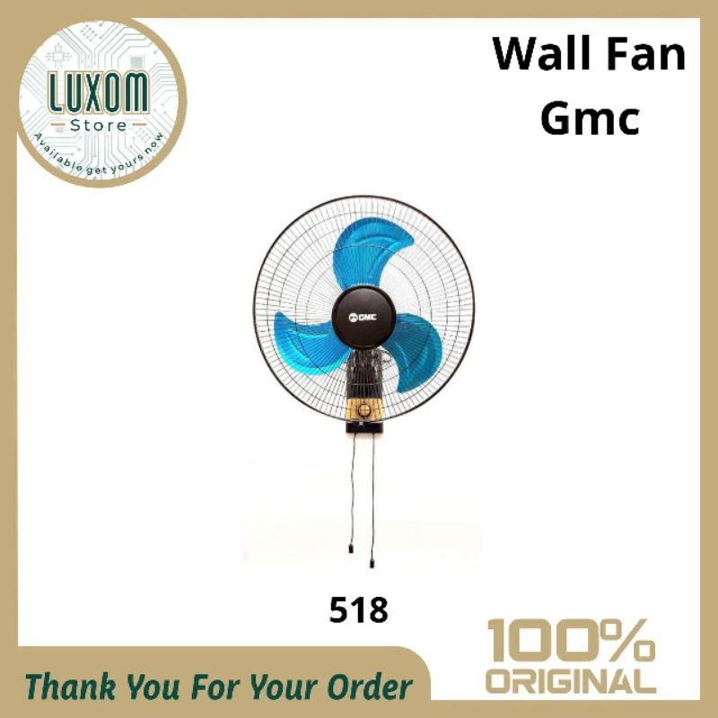 Wall Fan Gmc 518/Kipas angin dinding/Wall fan gmc/kipas