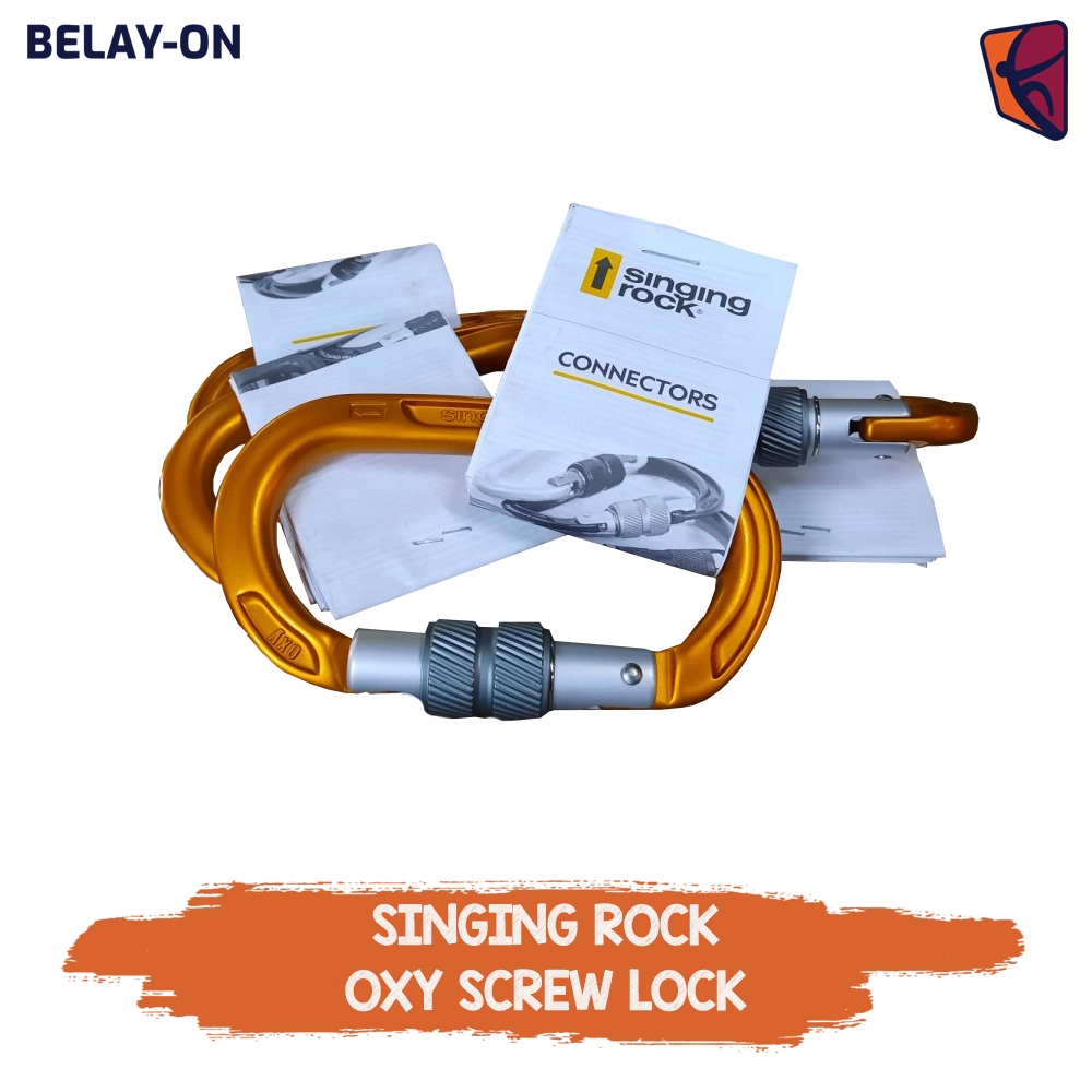 Singing Rock Oxy screw lock | Singing Rock Oxy Screwlock | Carabiner singing rock | Petzl ok