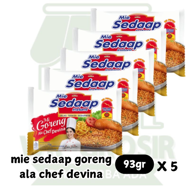 

Mie Sedaap Instant Goreng Ala Chef Devina 93gr x 5
