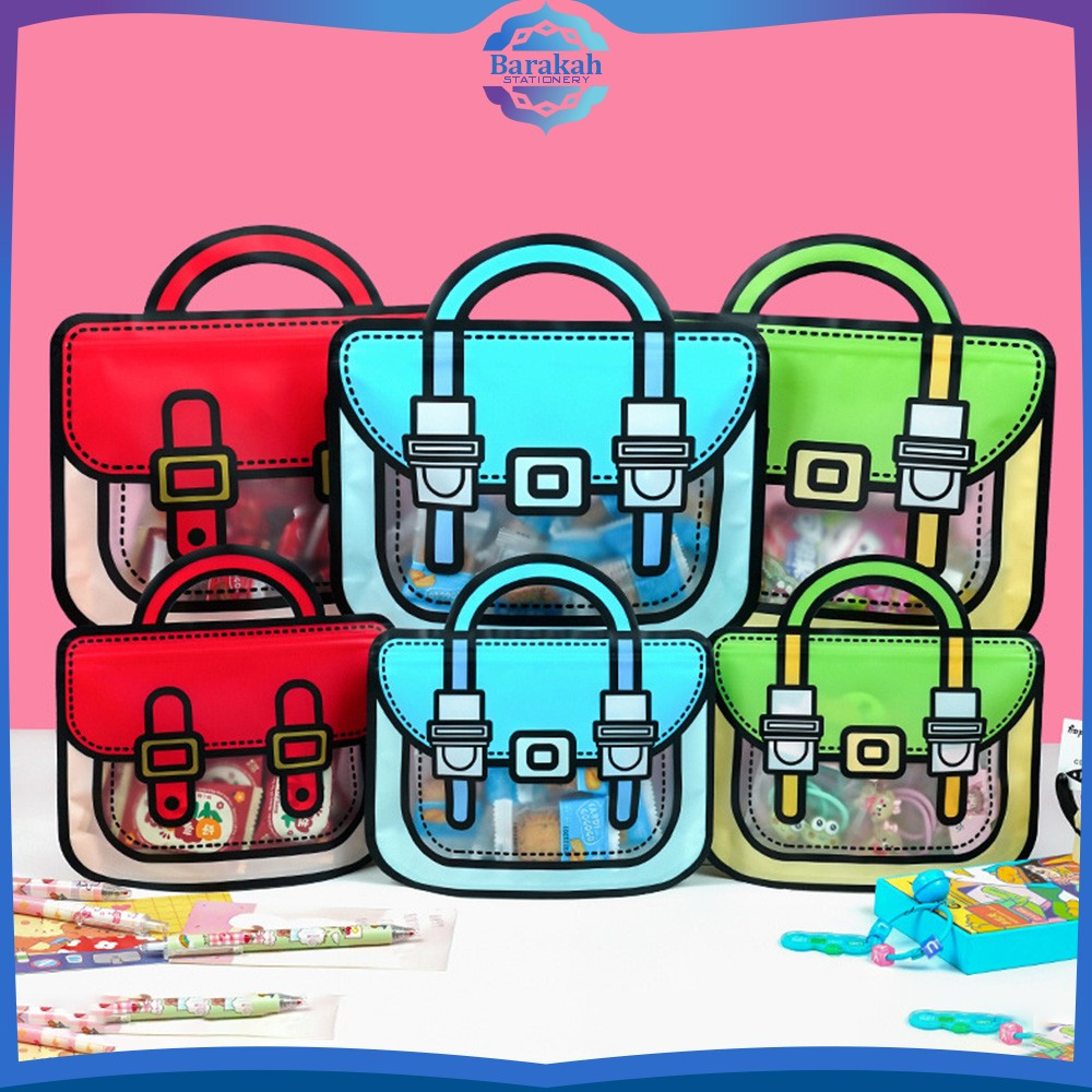 

Goodie Bag Birthday 3D Zip Lock Motif Tas Ransel / Plastik Kemasan Snack Candy / Plastik Bingkisan Ziplock Souvenir Ultah Anak Barakah Stationery C1094