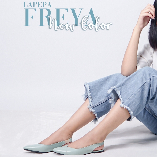 Lapepa Freya Sepatu teplek wanita flatshoes color cewek