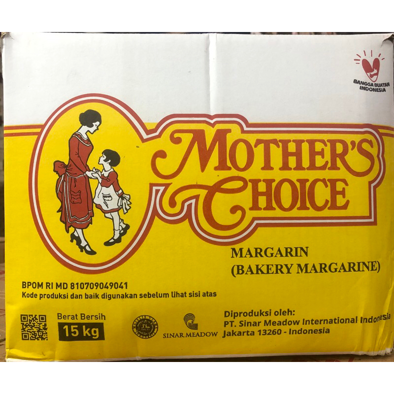 

Margarine MOTHER CHOICE / Mentega MOTHERCHOICE 15 KG