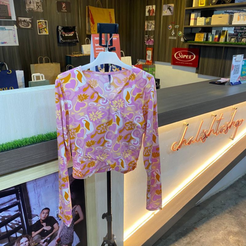 COLORBOX T-shirt Wanita Lengan Panjang - MOTIF