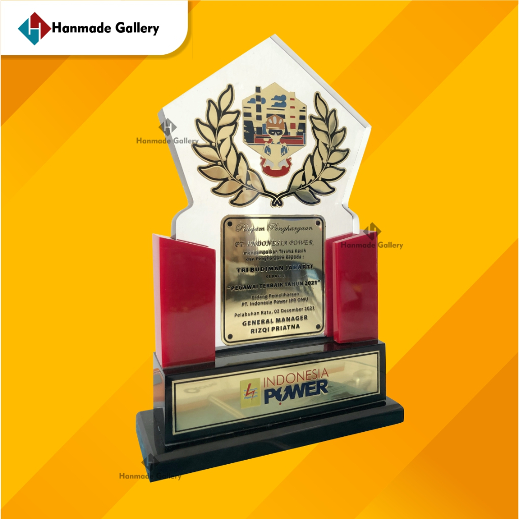 PLAKAT SOUVENIR RESIN CUSTOM MEWAH