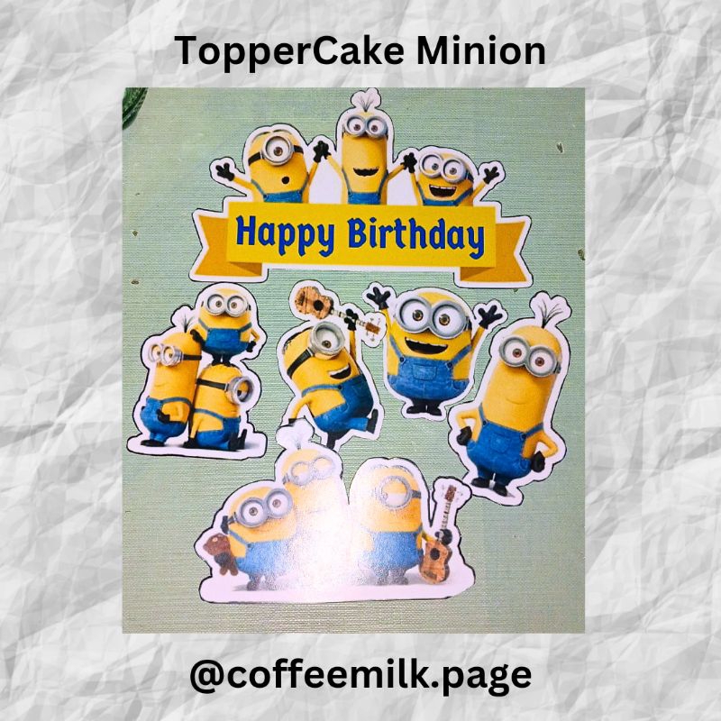 Topper cake Minion