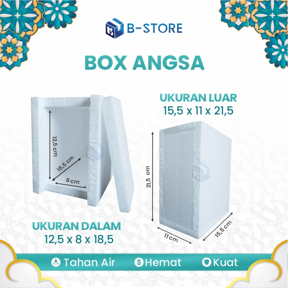 Styrofoam Box / Box Gabus / Box Styrofoam Mini Custom Angsa