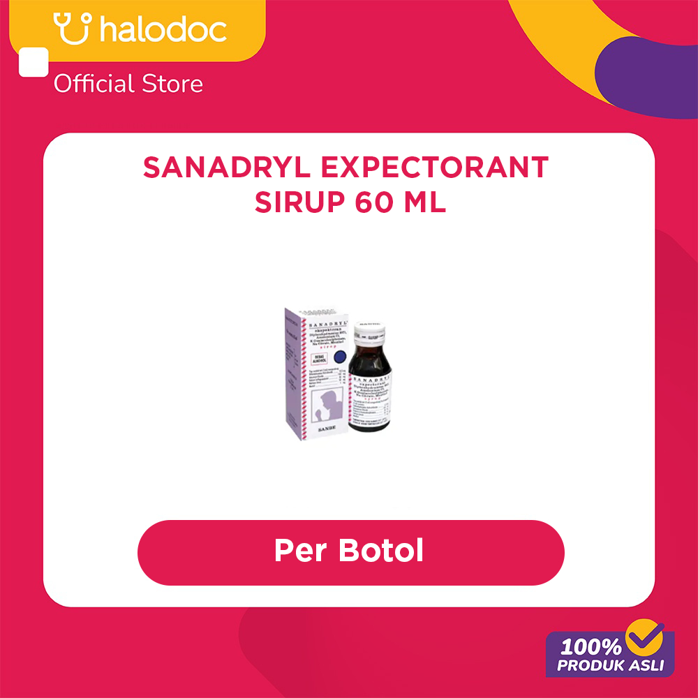 Sanadryl Expectorant Sirup 60 ml
