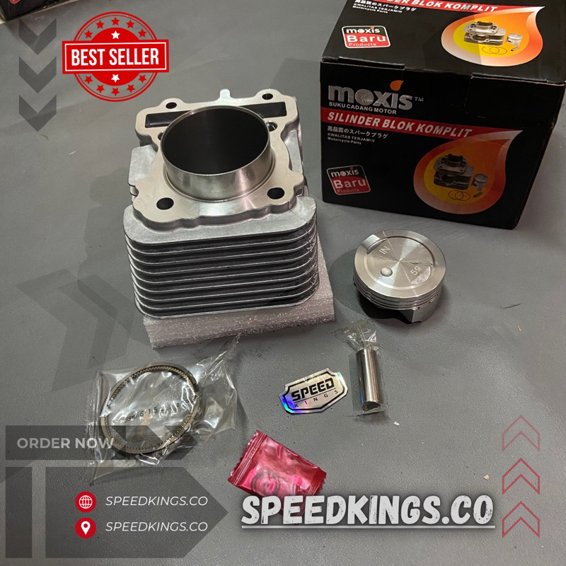 BLOK SEHER ASSY MIO M3 (2PH) 59 MM MOXIS BORE UP  CYLINDER BLOCK MIO M3 59 MM BORING ASSY MIO M3 59 